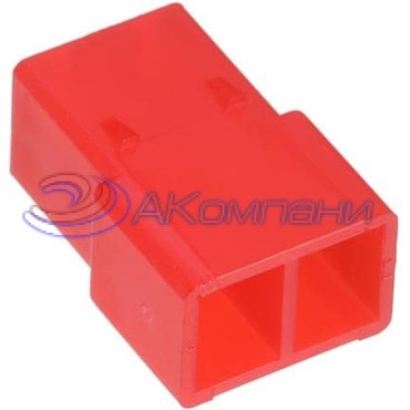 180923-1 Разъем Terminals 2 CIR F.F. RECEPT. HSG. RED