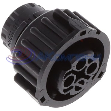 1-1813099-1, CONN PLUG HSG ASY FMALE 4POS 2.5MM INLINE