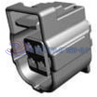 184393-2 Корпус разъема 4 POS PLG ASSEMBLY B KEY, GRAY
