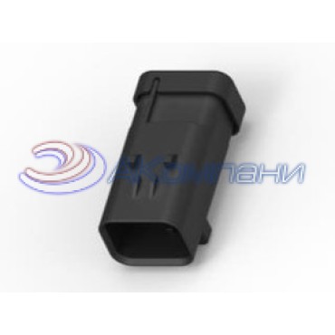 1871414-1, Корпус разъема гнездо AMPSEAL16,CAP ASSY, 4P-A,B/R TYPE,RWDS