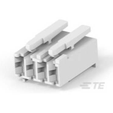 1-1241965-4, Корпус разъема RCPT HSG 4POS 5.00MM