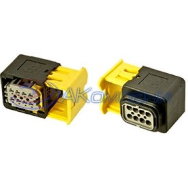 2-1418479-1, Корпус автомобильного разъема, Heavy Duty Sealed Connector Series, Гнездо, 8 контактов серый