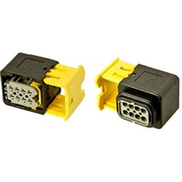 2-1418479-1, Корпус автомобильного разъема, Heavy Duty Sealed Connector Series, Гнездо, 8 контактов серый