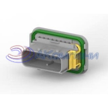 2-1564532-1, Корпус разъема 15POS, MIXED, TAB HSG, ASSY GRAY