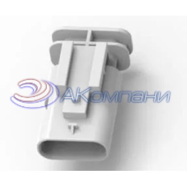2-1564559-1 Корпус разъема MCON 1.2 вилка, "папа", 4 контакта белый