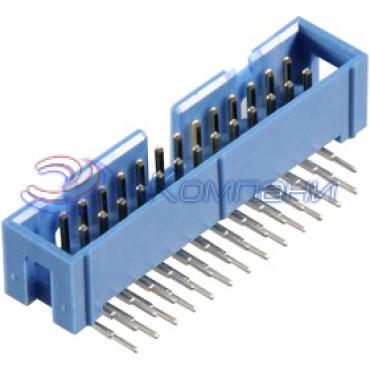 2-1761605-1, Разъем папа типа провод-плата, угловой, 2.54 мм, 6 контактов, Штыревой Разъем VRT LPRO, Серия AMP-LATCH