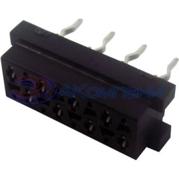 2-2178710-0, Разъем RCPT, 20POS, 2ROW, 1.27MM