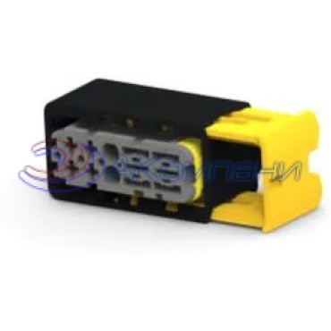 2-2299782-2, Корпус разъема 8POS,MIXED,REC HSG, ASSY,SLD gray