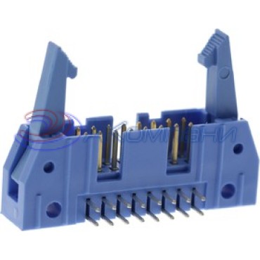 2-5499141-1, Разъем AMP-LATCH, 2.54mm Pitch, 10P, 2 Row, угловой