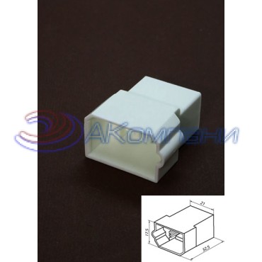 1/20581/80 Колодка штыревая серии 6,3 мм 4-х контактная под 506 клемму