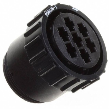 Вилка CPC 23мм, 7 контактов 206136-1 Tyco Electronics