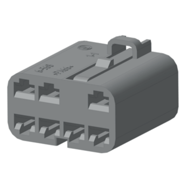 Колодка выключателя стеклоподъемника, гнездовая, 7 конт. 2,8мм, с двойной фиксацией