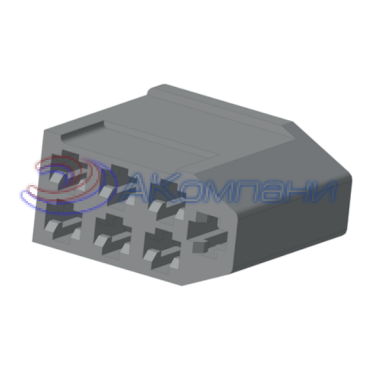 2108-3724359-01 Колодка гнездовая 7-контактная 2,8мм с двойной фиксацией, под 391 клемму (ОКП 45 7373 9043, 602207)