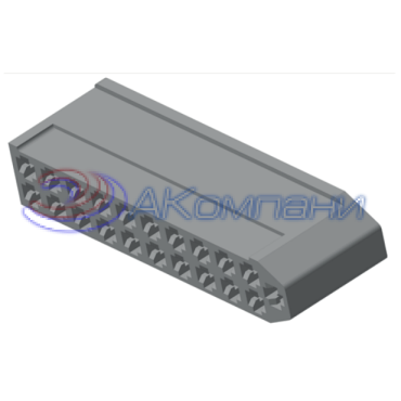 2108-3724373-11 Колодка гнездовая 21-контактная 2,8мм с двойной фиксацией, красная (ОКП 45 7373 9312, 602221)