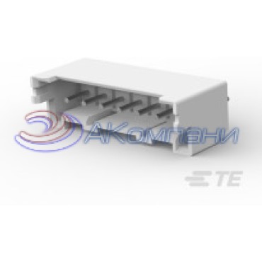 2132415-2, Разъем EP2.5 SHRD HDR ASSY 2P VERT W/O BOSS