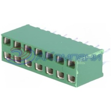 215307-7 AMPMODU розетка на плату 2х7 2.54мм HV-100