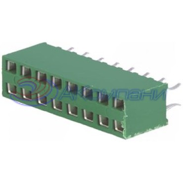 215307-8 AMPMODU розетка на плату 2х8 2.54мм HV-100