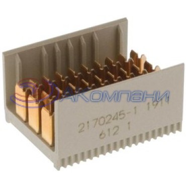2170245-1, Разъем 2.5mm, Z-PACK HM-Zd, Press Fit, 6 Rows, 60 Contacts