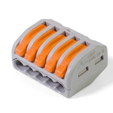 Клеммы Wago рычажковые универсальные (без контактной пасты) 222–415 (Wago)