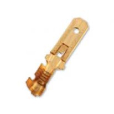 ТE-2309 DP Наконечник штыревой 6,3мм, сечение 2,5-6,0мм2 с фиксатором