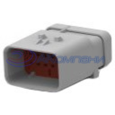 2320918-1, Корпус разъема RCPT 12 POS Gray 0.177" (4.50mm)