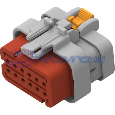 2320925-1 Корпус разъема PLUG, 12POS, KEY A; AMPSEAL 16 gray
