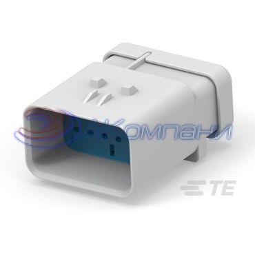 2320931-2 Корпус разъема RCPT 12POS, KEY B; 4.5MM AMPSEAL 16 blue