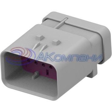2320931-3 Корпус разъема RCPT 12POS, KEY C;  4.5MM AMPSEAL 16 purple