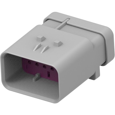 2320931-3 Корпус разъема RCPT 12POS, KEY C;  4.5MM AMPSEAL 16 purple