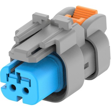 2320932-2 Корпус разъема PLUG, 2POS, KEY B; AMPSEAL 16 blue