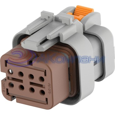 2320936-1, Корпус разъема Ampseal 16 PLUG, 8POS, KEY A