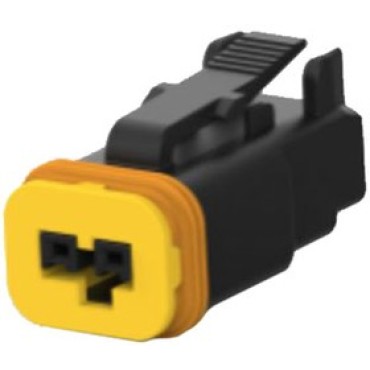 2324808-1, Корпус разъема MCON 1.2,2 POS REC HSG ASSY,SLD,COD A