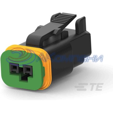 2324808-2, Корпус разъема MCON 1.2,2 POS REC HSG ASSY,SLD,COD B