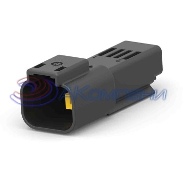 2327042-1, Корпус разъема MCON 1.2, 2 POS TAB HSG ASSY,SLD,COD A