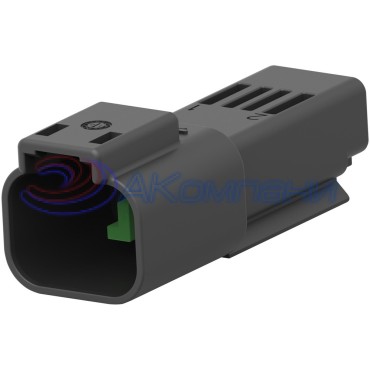 2327042-2, Корпус разъема MCON 1.2, 2 POS TAB HSG ASSY,SLD,COD B