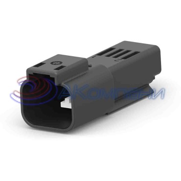 2327042-3, Корпус разъема MCON 1.2, 2 POS TAB HSG ASSY,SLD,COD C