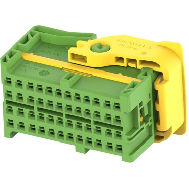 2366036-3 Корпус разъема Plug Housing, 48Pos, 24V, Pbt+Gf30 green