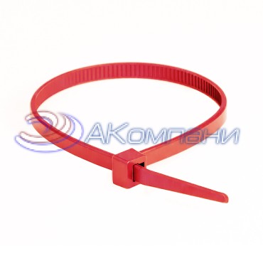 Хомут P6.6 стандартный, красный 2,5х100