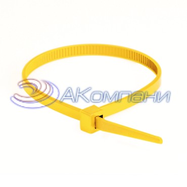 Хомут P6.6 стандартный, желтый 2,5х100