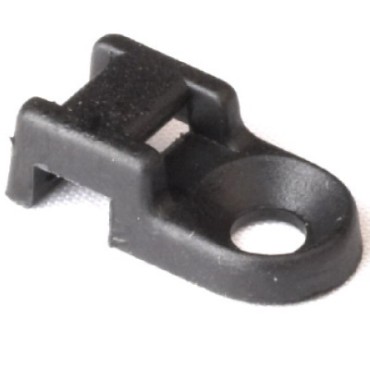 Держатель с глазком, белый, 10х19