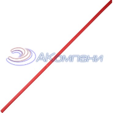 Термоусаживаемая трубка клеевая ТТК (3:1)-12/4 красная REXANT 26-1204
