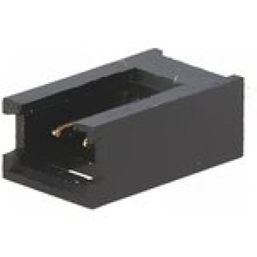 280370-2, Разъем типа провод-плата, скрытый, 2.54 мм, 2 контакта, Штекер, Серия AMPMODU MOD II