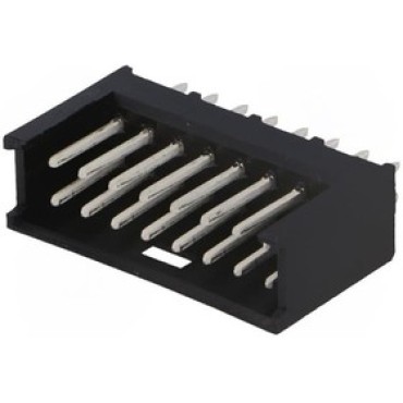 280385-1, Разъем папа типа провод-плата, скрытый, 2.54 мм, 16 контактов TIN, Серия AMPMODU MOD II