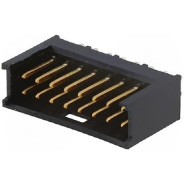 280385-2, Разъем папа типа провод-плата, скрытый, 2.54 мм, 16 контактов GOLD, Серия AMPMODU MOD II
