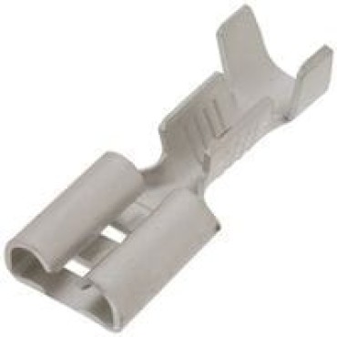 280756-4 Наконечник плоский, 9,5мм, 1,2мм, "мама", 3-6мм2, обжим, на провод