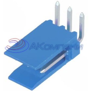 281698-3, Разъем папа 2.54mm, 3 контакта AMPMODU HE14 Series