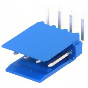 281698-4, Разъем папа 2.54mm, 4 контакта AMPMODU HE14 Series