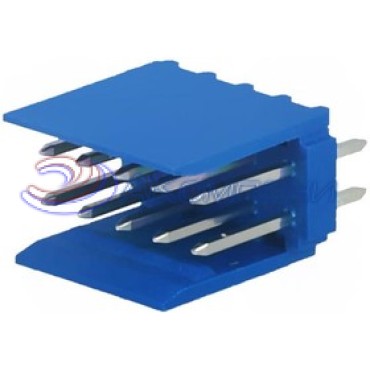 281739-8, Разъем вертикальный папа 2.54mm, 10 контактов AMPMODU HE14 Series