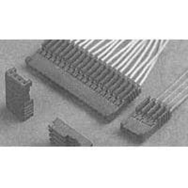 281783-2, Разъем PLUG HE14 IDC 180 2P AWG 26-24