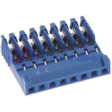 281783-8, Разъем PLUG HE14 IDC 180 8P AWG 26-24